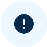 Urgency icon using an Exclamation point